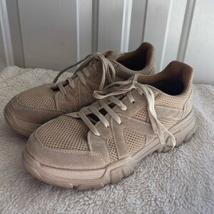 ASOS DESIGN Drone chunky sand tan sneakers